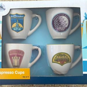 Disney parks espresso cups
